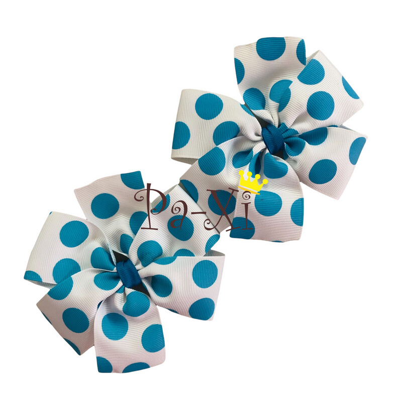 Par de Moños Rehilete G Blancos BD Aqua