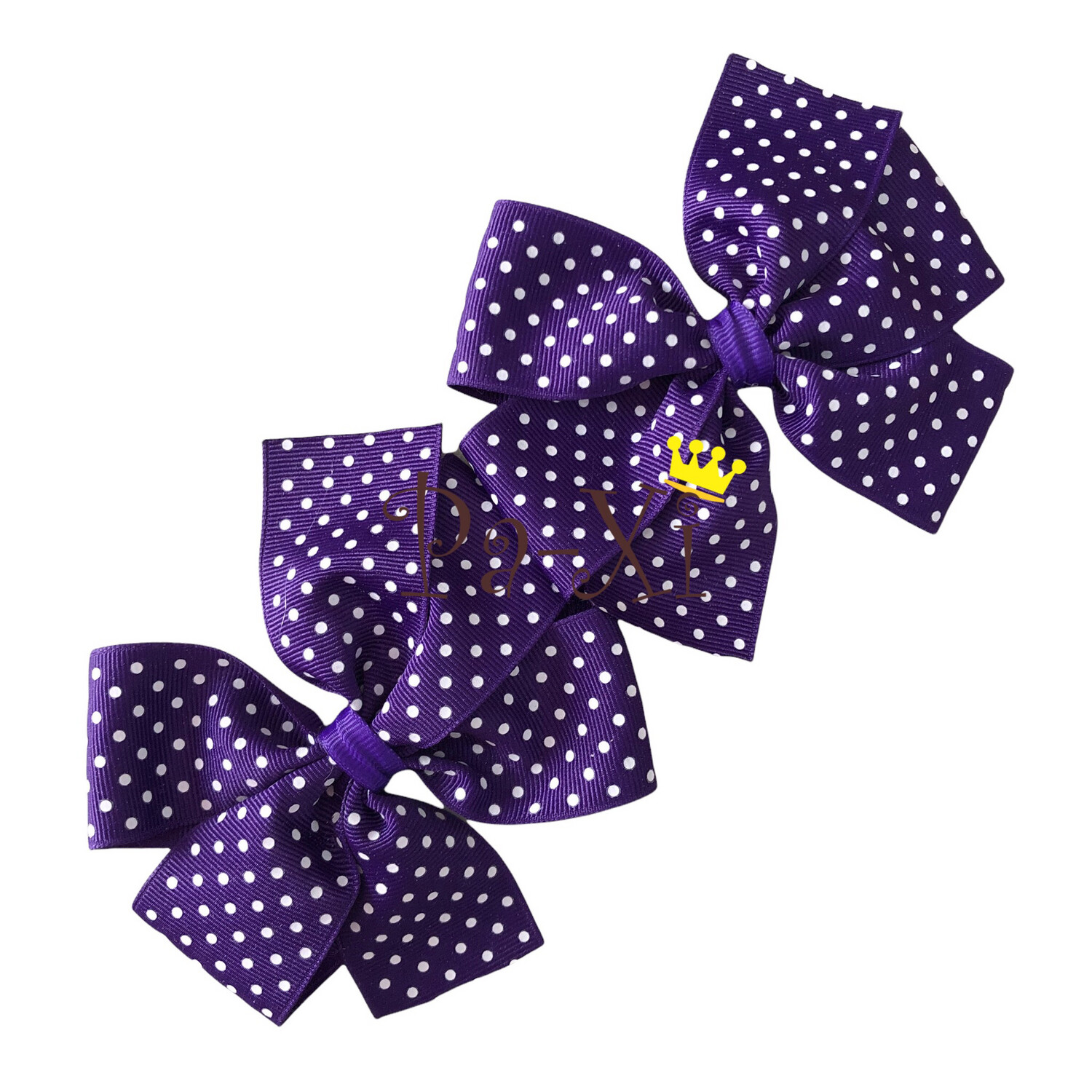 Par de Moños Rehilete G Morado SD