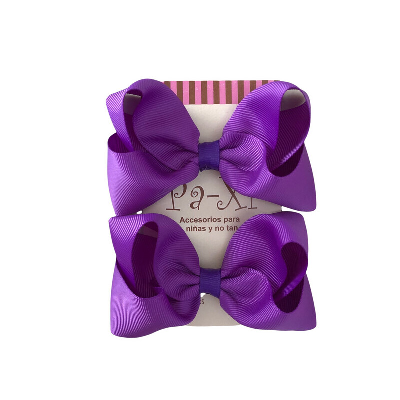 Par de Moños Boutique M Morado