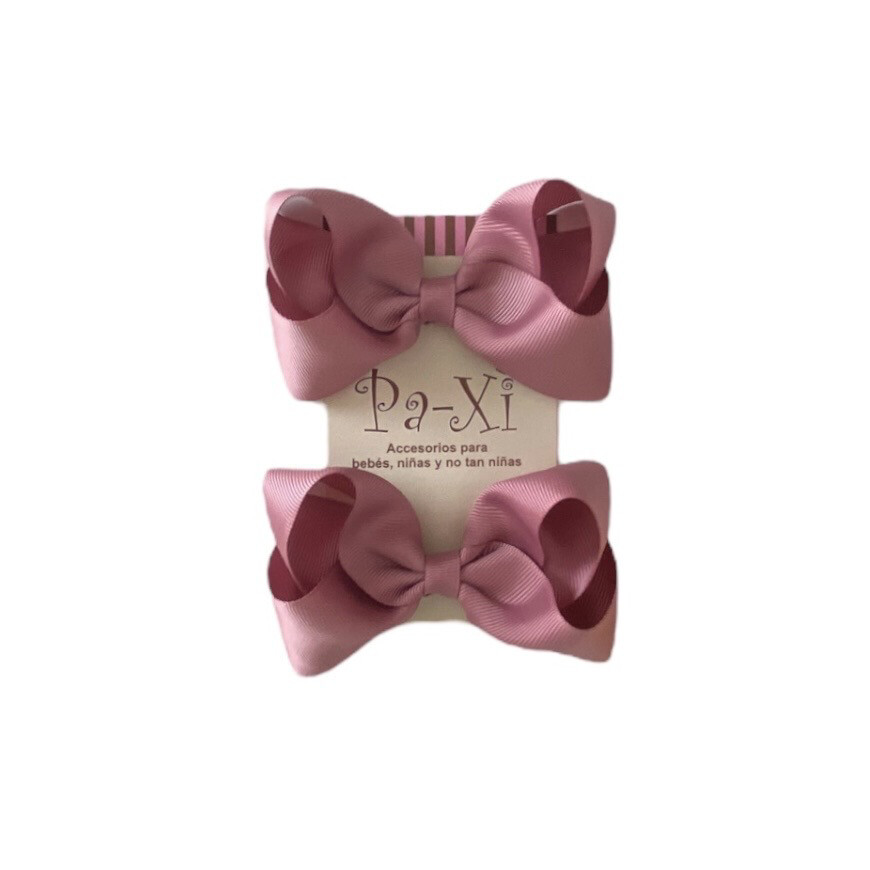 Par de Moños Boutique M Rosa Viejo