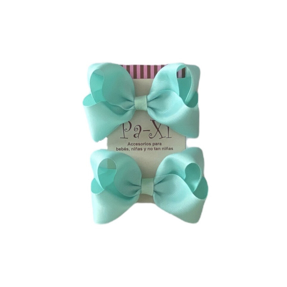Par de Moños Boutique M Menta