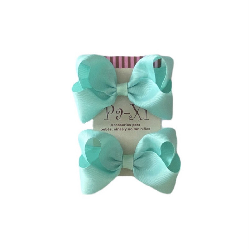 Par de Moños Boutique M Menta