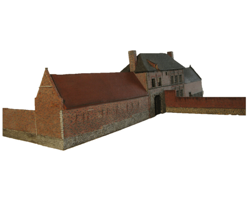 Hougoumont Lado sur completo / Hougoumont Farm ( South side complete)