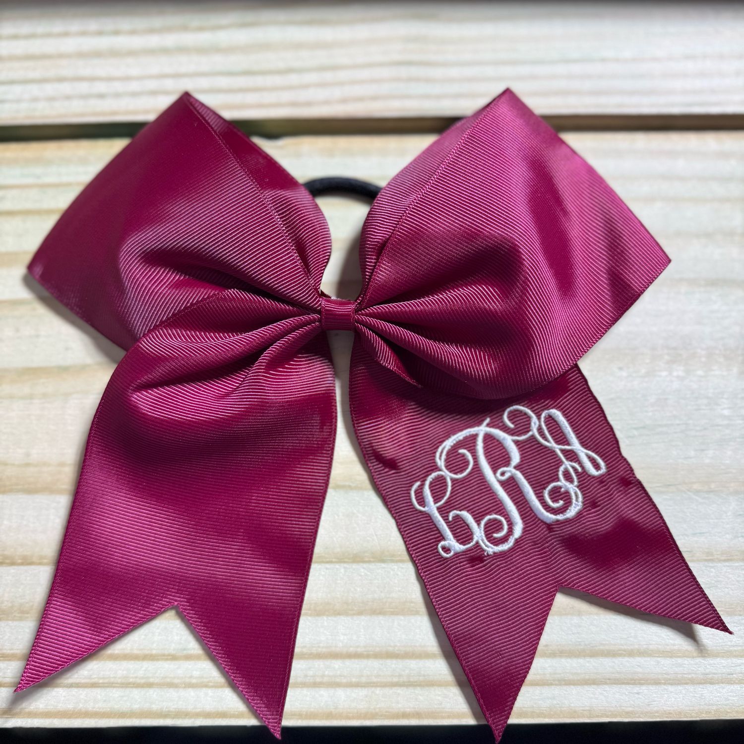 8&quot; Cheer Bow- Hereford Bulls Monogramed