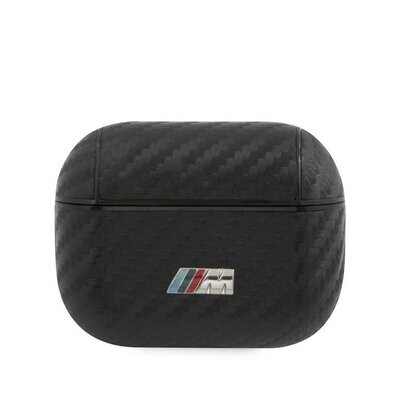 BMW Apple Airpods Pro Case Metal Logo Carbon