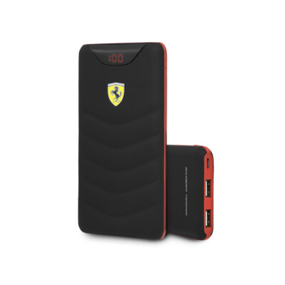 Ferrari draadloze powerbank van 10000 mAH Zwart