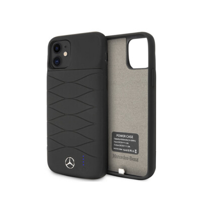 Mercedes-Benz iPhone 11 full cover power case lichtgewicht -Zwart