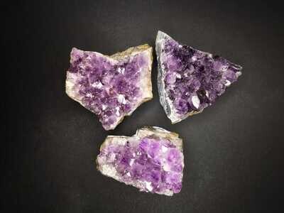 Amethystdrusenstücke 120-130g