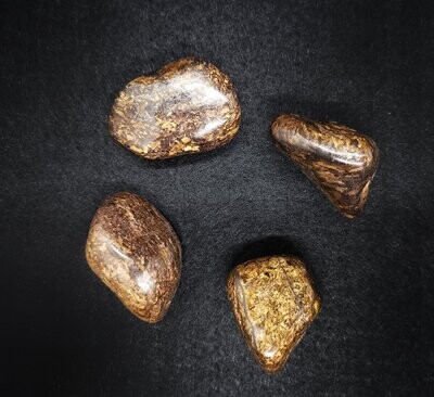 Bronzit Trommelstein Größe XL