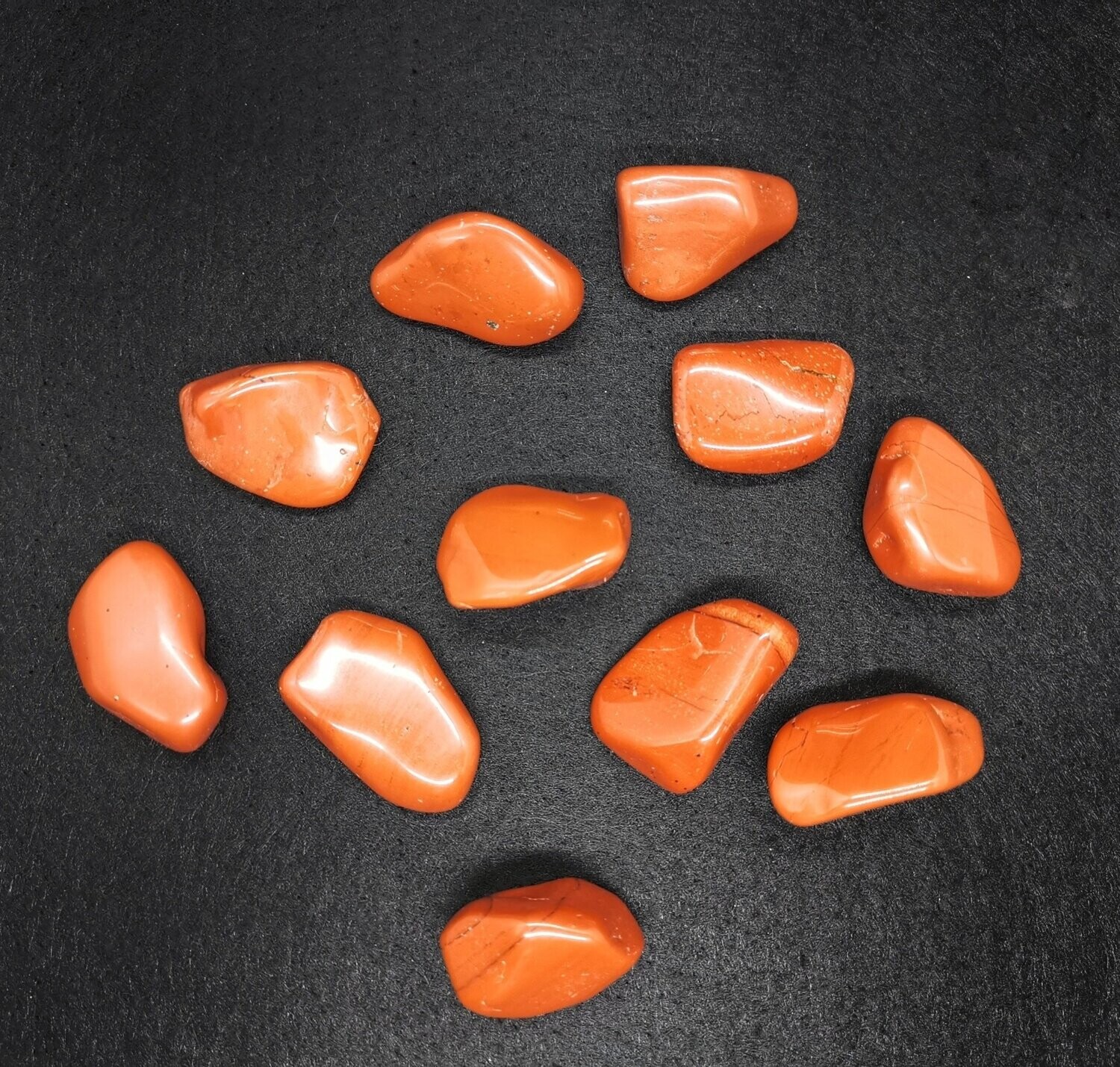 Roter Jaspis Trommelstein Größe XL