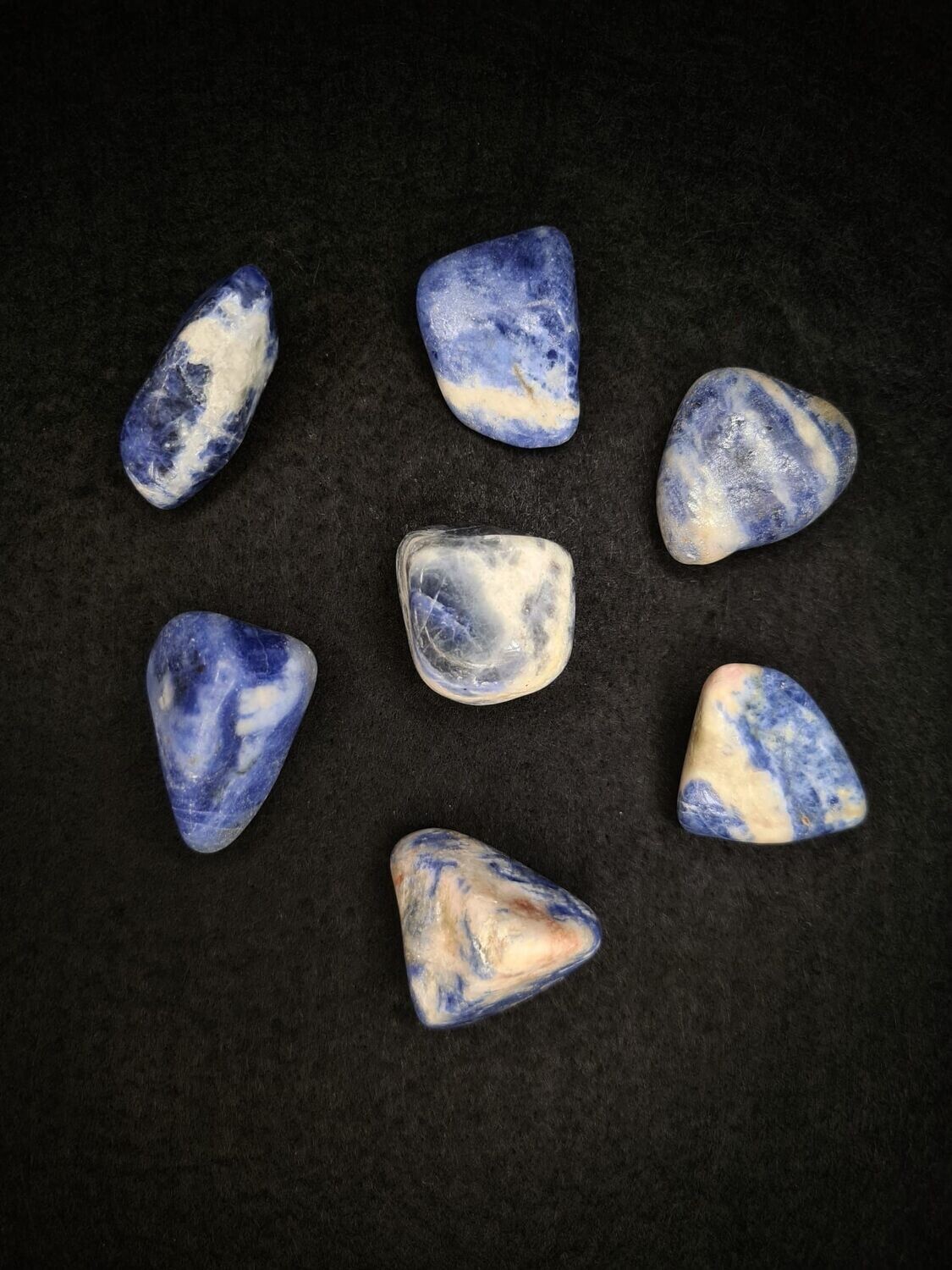 Sodalith Trommelstein Größe XL