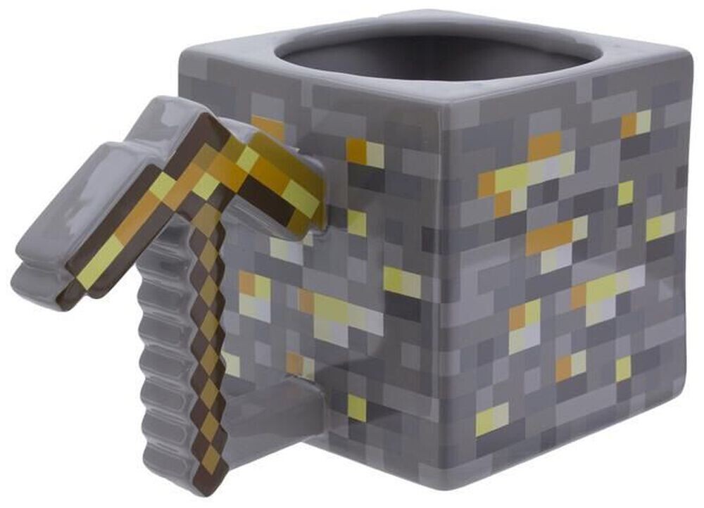 MINECRAFT GOLD PICKAXE MUG
