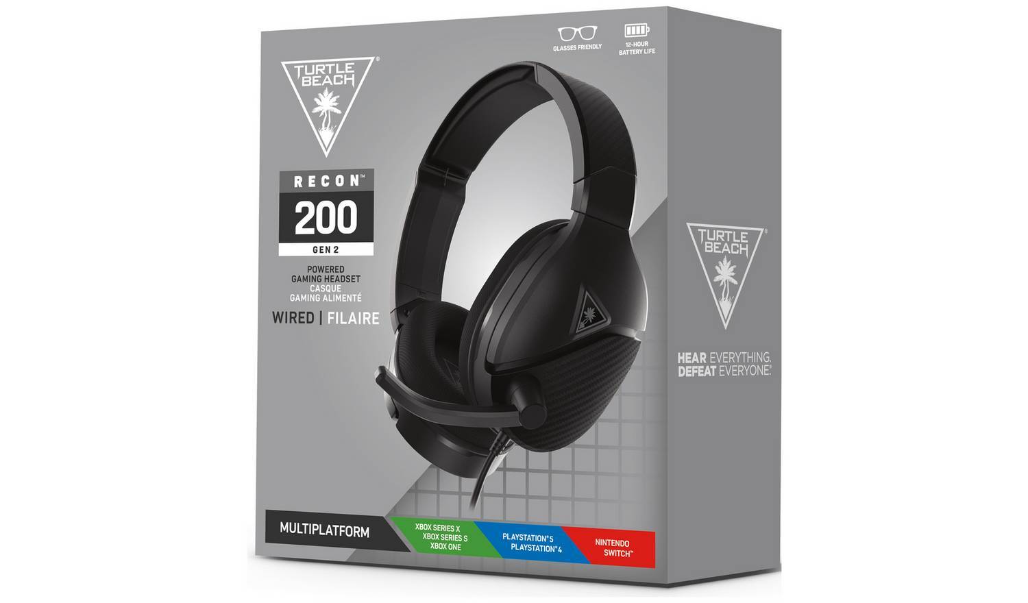 Turtle Beach Recon 200 Gen 2 Xbox, PS5, PS4 Headset - Black