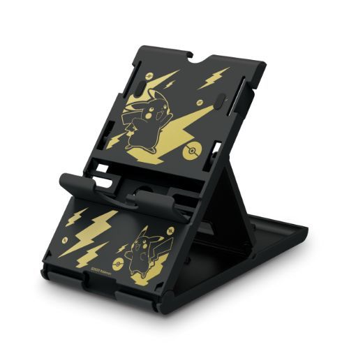 Hori Switch Compact PlayStand Pokémon Pikachu Black & Gold Edition