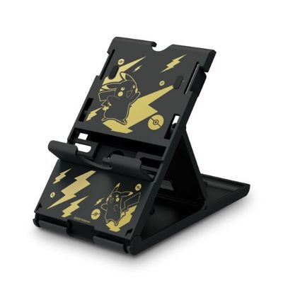 Hori Switch Compact PlayStand Pokémon Pikachu Black & Gold Edition