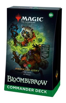 Magic: The Gathering Bloomburrow Commander Deck - Animated Army