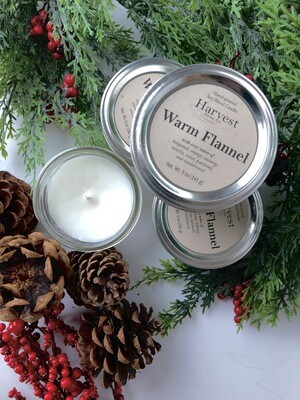 HARVEST WARM FLANNEL CANDLE