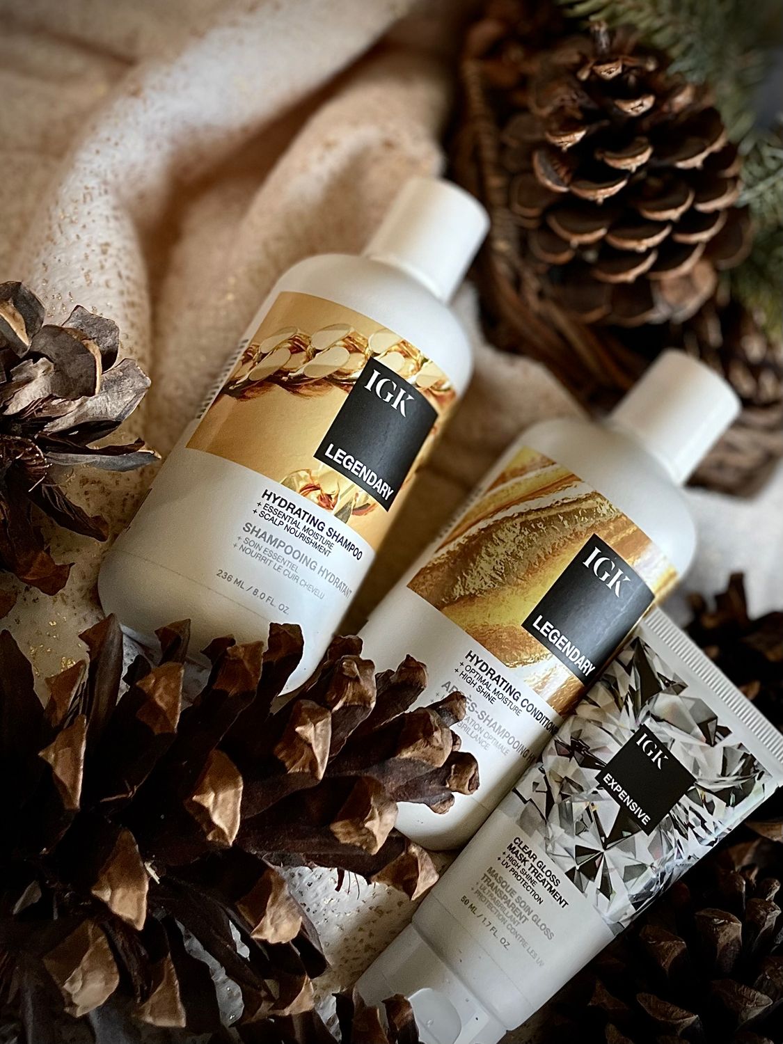 IGK Hydrate + Shine Set