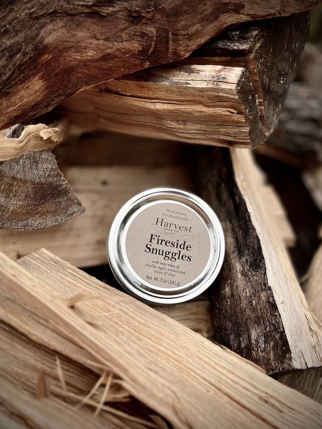 HARVEST CANDLE: FIRESIDE SNUGGLES