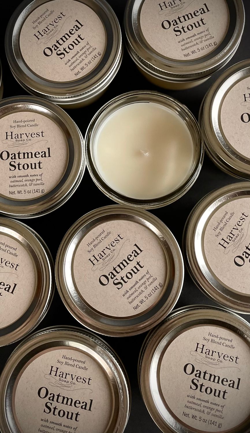HARVEST CANDLE: OATMEAL STOUT