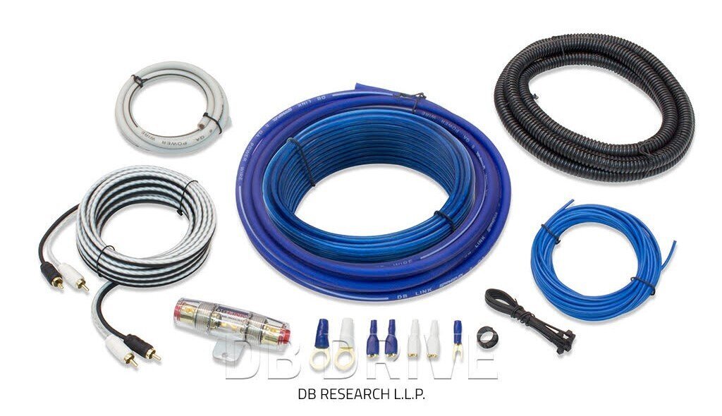 DB Link 8 GA./1500 WATT BLUE COMPETITION SERIES AMP KIT
