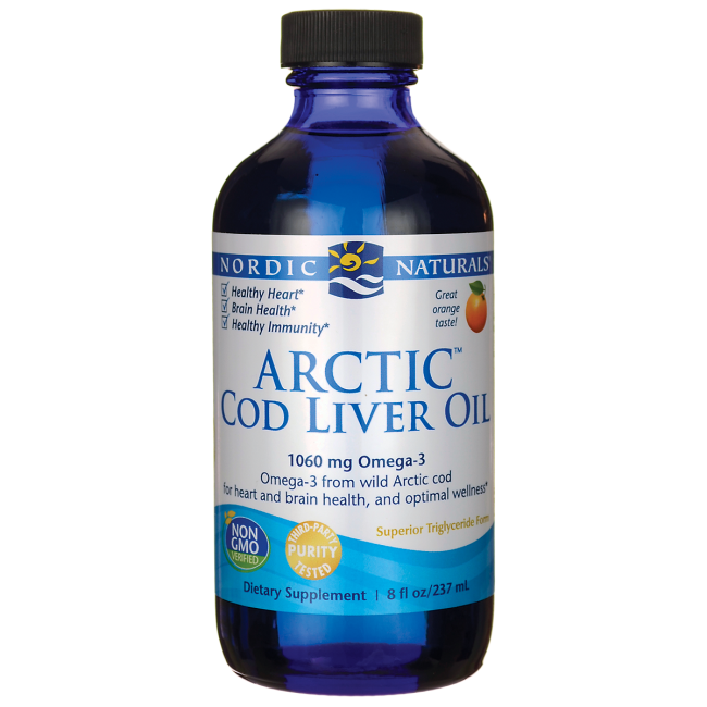 Arctic Cod Liver Oil Orange 8 oz.