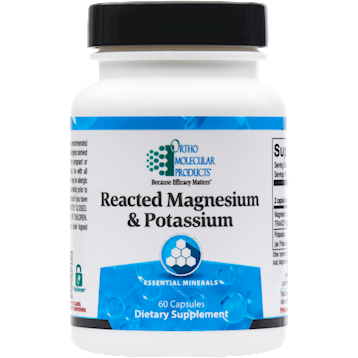 Reacted Magnesium &amp; Potassium 60 caps