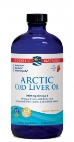Arctic Cod Liver Oil Strawberry 8 oz.