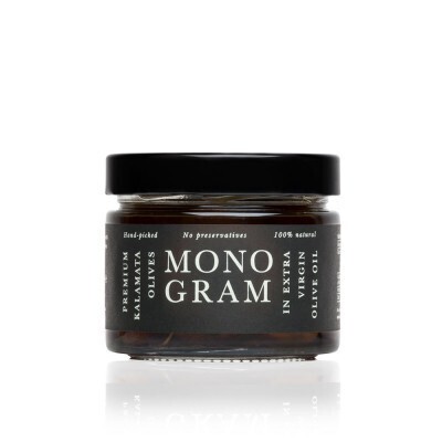 Monogram - Hand-picked - Premium Kalamata Olives in EVOO