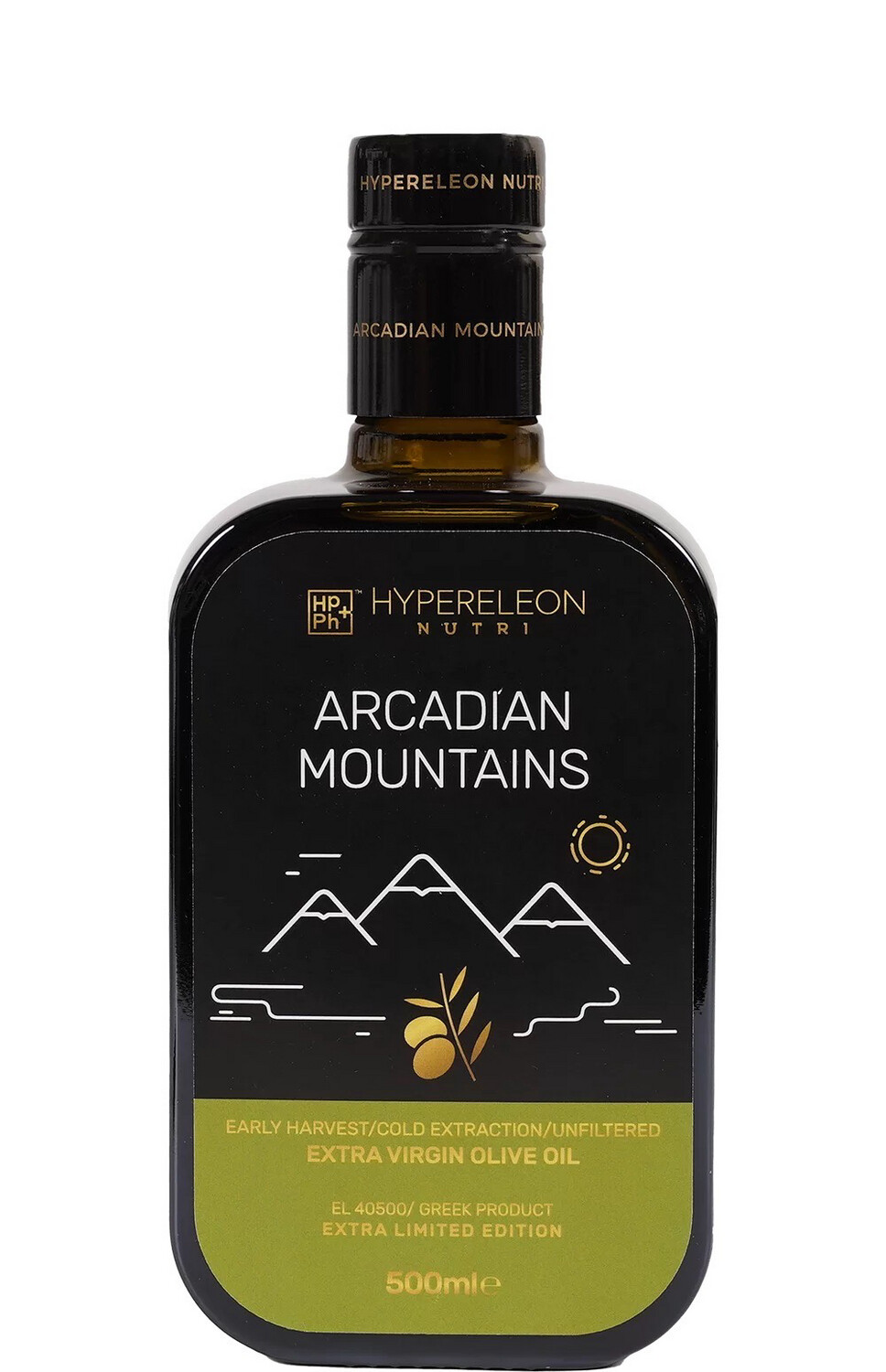 Hypereleon Nutri – Arcadian Mountains Early Harvested, cold pressed, organic, extra virgin olive oil