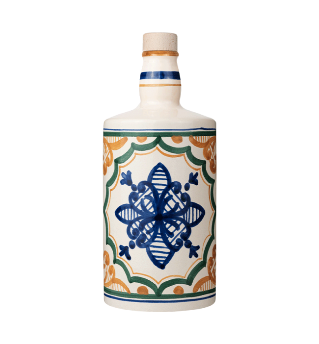 BAROCCO BOTTLE 0,50L ORGANIC &quot;BLUE FLOWER&quot;