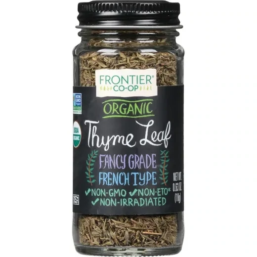 Thyme Leaf, Whole, Organic 0.63 oz. / أوراق الزعتر، كاملة، عضوية، 0.63 أوقية.