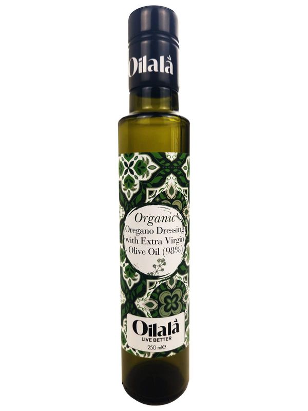 Oregano Flavored Organic Extra Virgin Olive Oil 250ml / زيت زيتون بكر ممتاز عضوي بنكهة الأوريجانو 250 مل