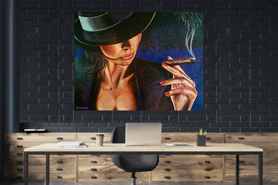 Mysterious Cigar Lady