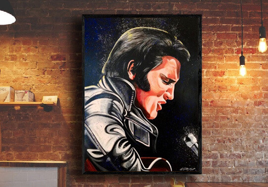 The King of Rock and Roll Elvis