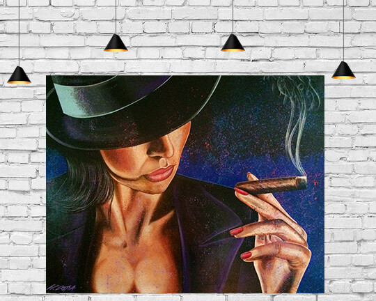 Mysterious Cigar Lady