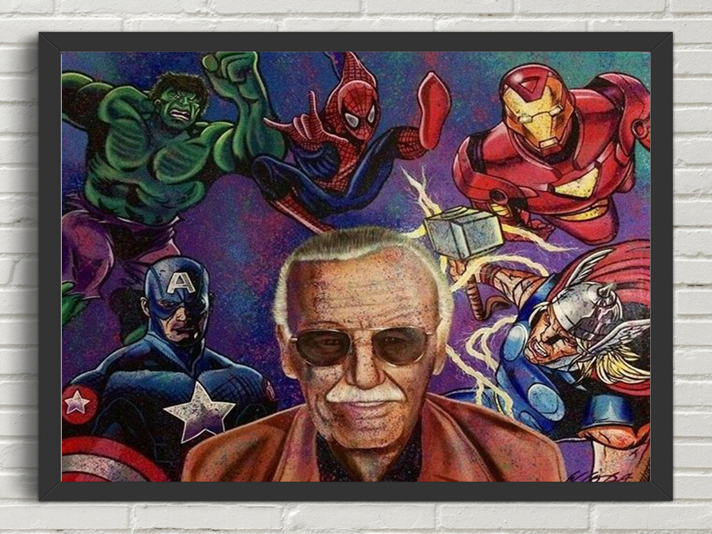 Stan Lee and his Heros