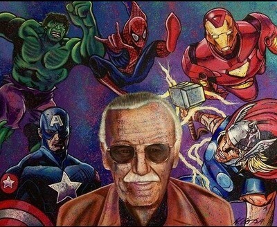 Stan Lee and his Heros