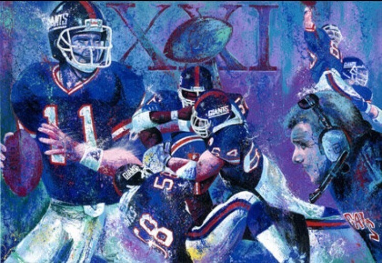 NY Giants Super Bowl XXI