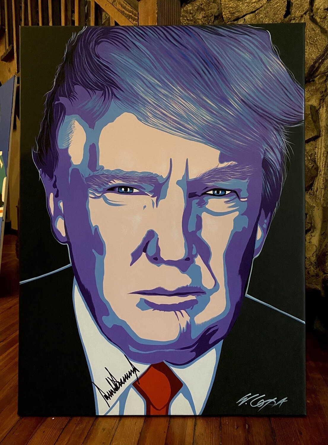President Donald Trump Autographed Original