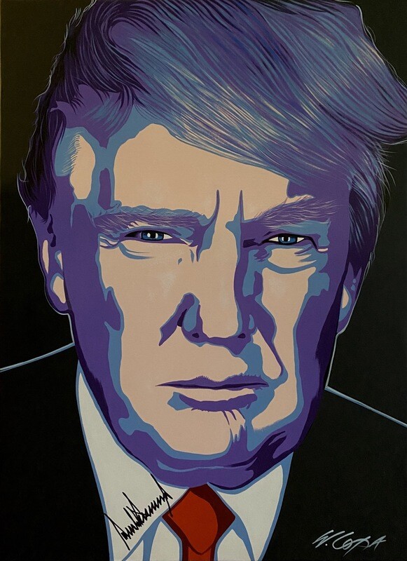 President Donald Trump Autographed Original