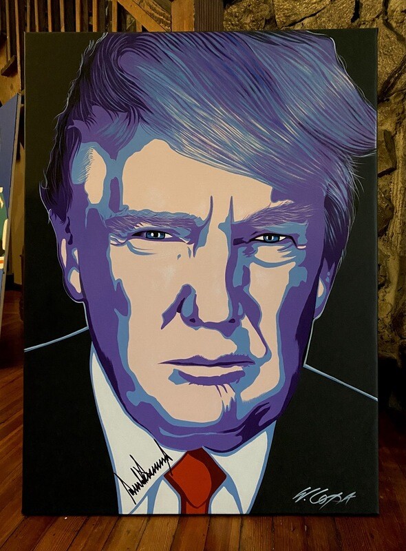 President Donald Trump Autographed Original