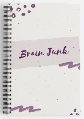 Brain Junk A5 notebook