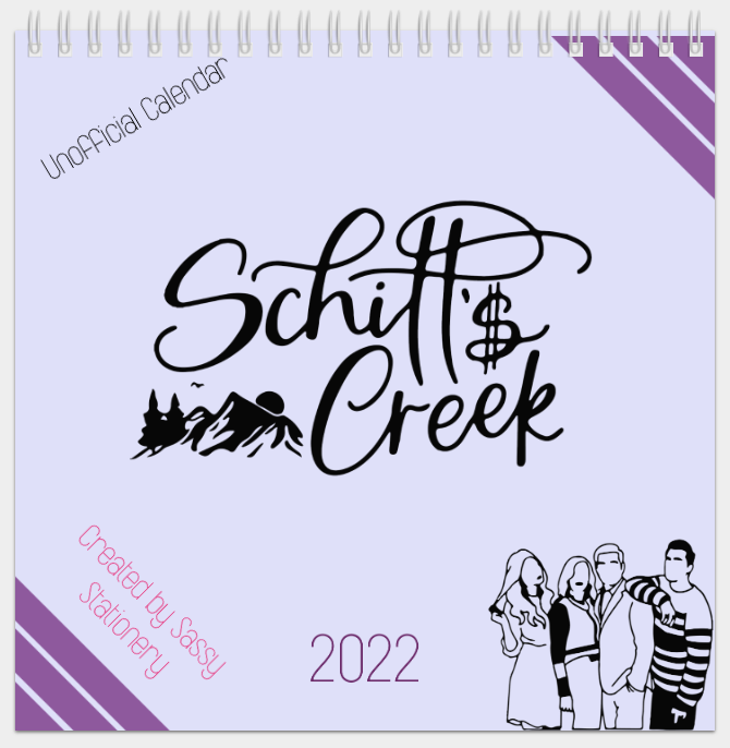 Schitts Creek Desk Calendar