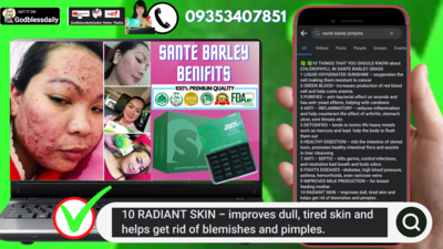 Thank you Lord in partner with Sante Barley daily habit