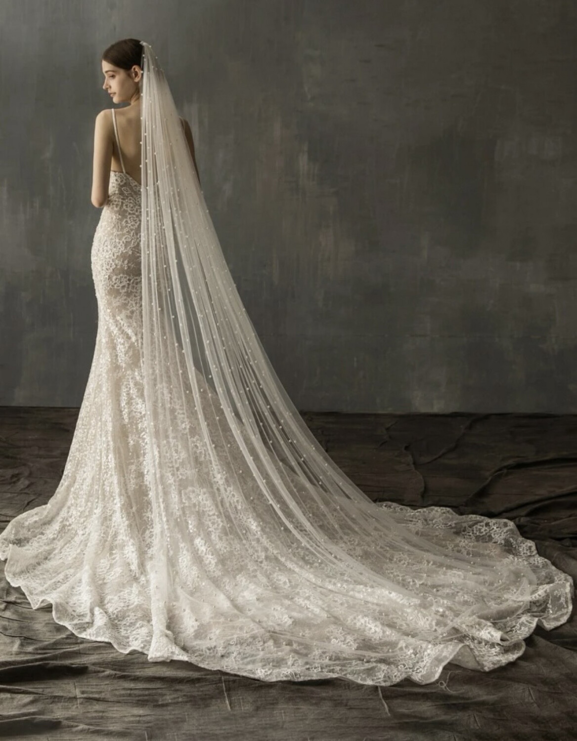 Pearl Single Tier Veil