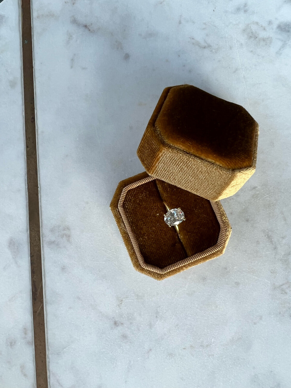 Gold Ring Box