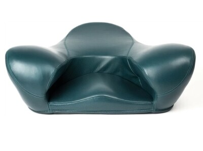 Lotus Meditation Seat Green Vegan Leather