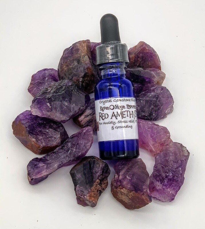 Red Amethyst Crystal Elixir