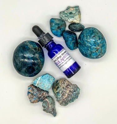 Blue Apatite Crystal Elixir